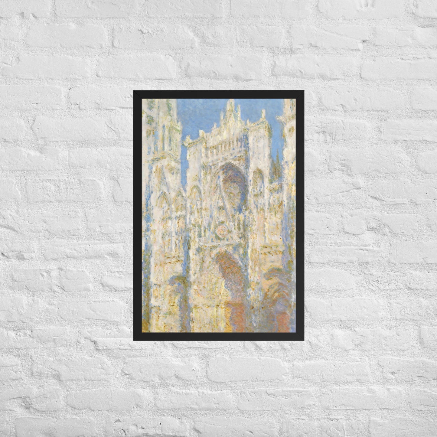Rouen Cathedral; The Portal (Sunlight) by Claude Monet
