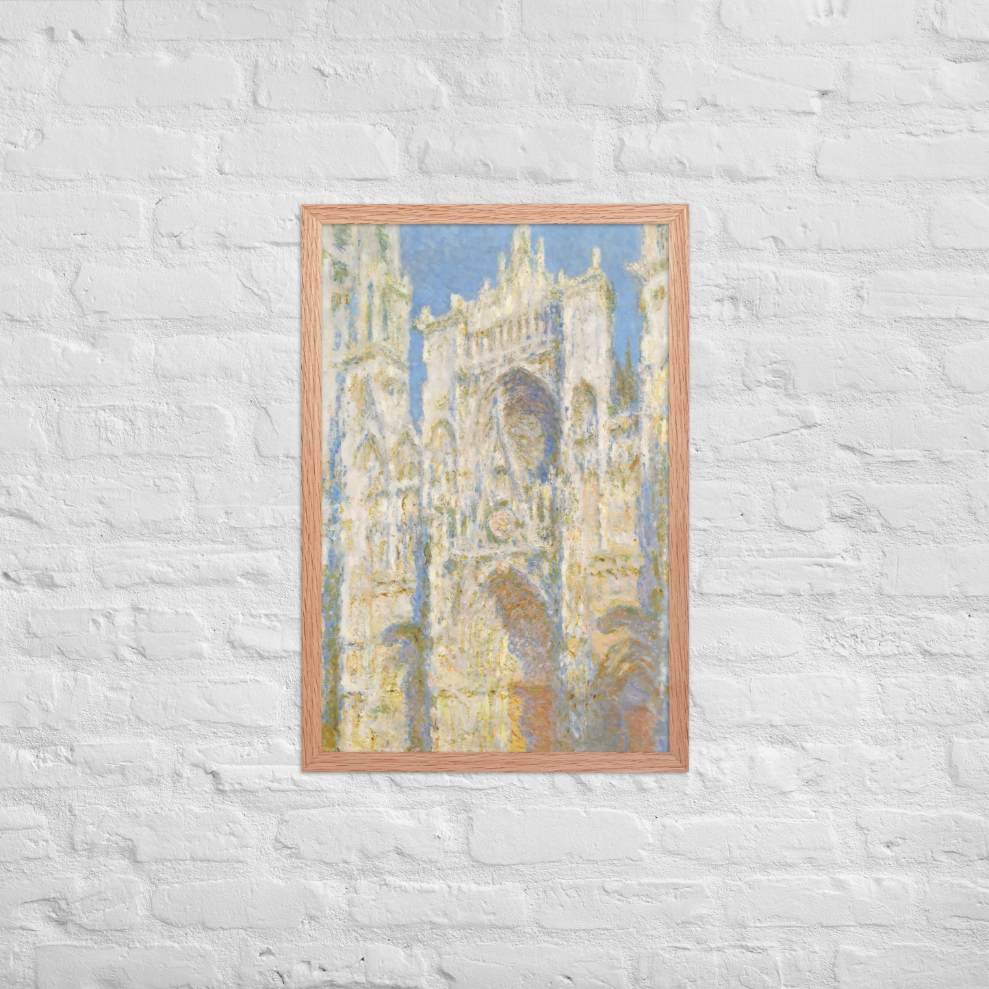 Rouen Cathedral; The Portal (Sunlight) by Claude Monet