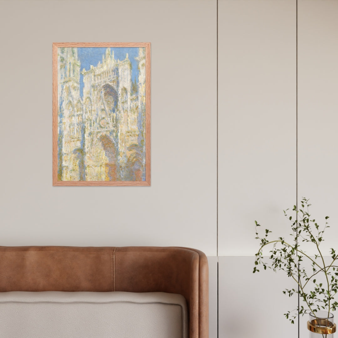 Rouen Cathedral; The Portal (Sunlight) by Claude Monet