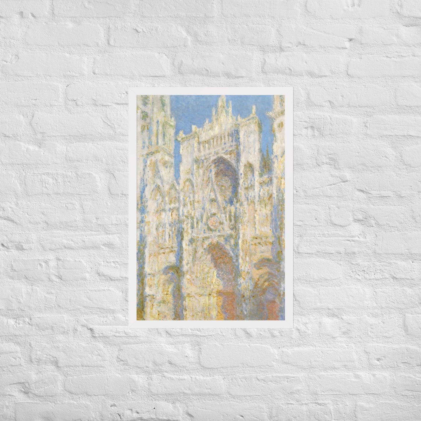 Rouen Cathedral; The Portal (Sunlight) by Claude Monet