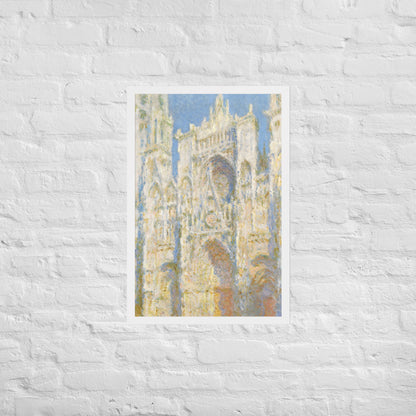 Rouen Cathedral; The Portal (Sunlight) by Claude Monet