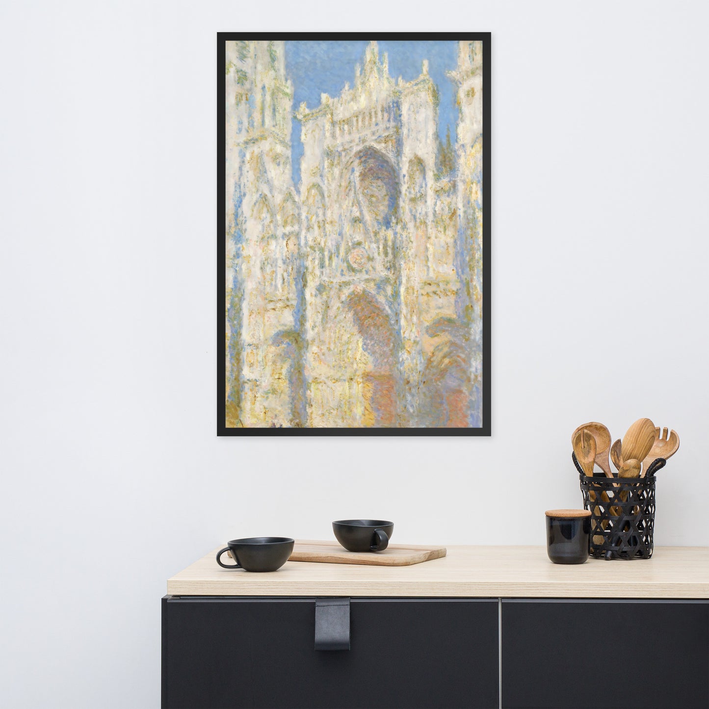 Rouen Cathedral; The Portal (Sunlight) by Claude Monet
