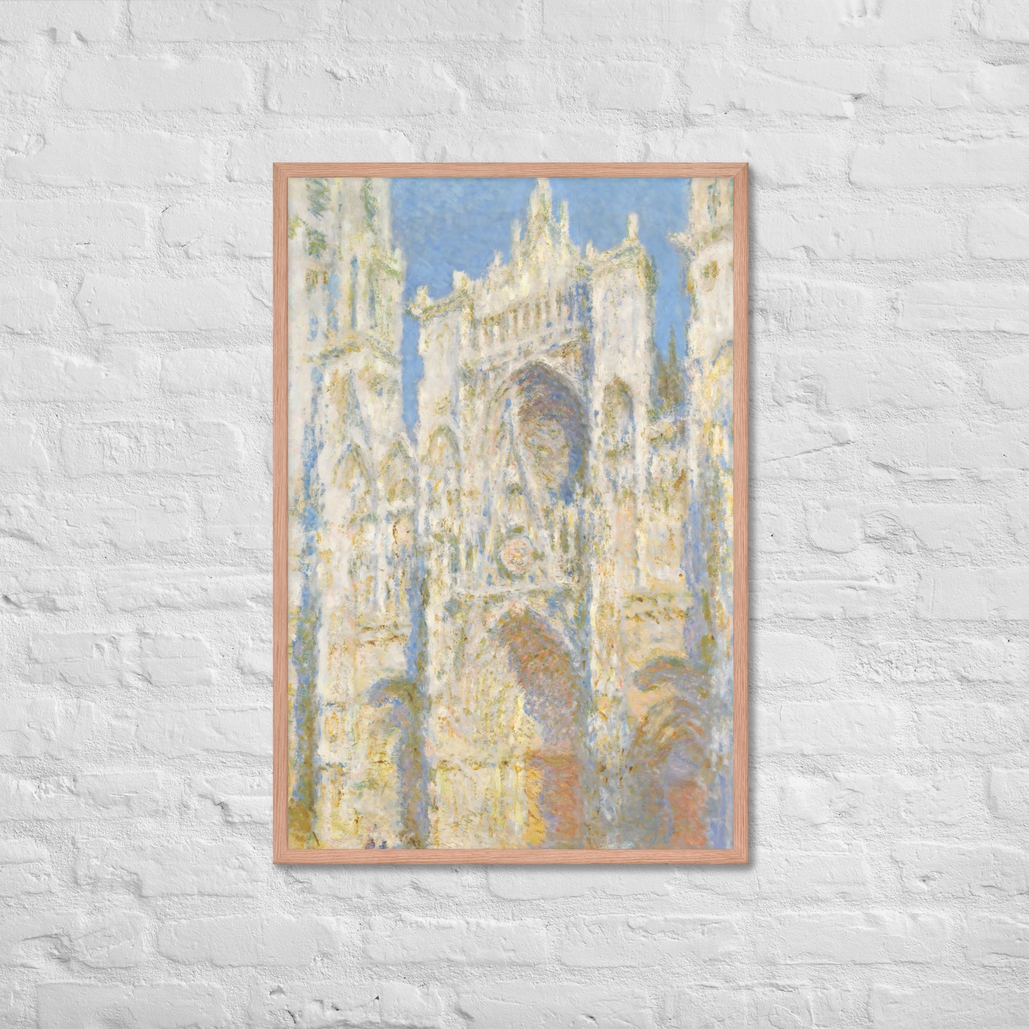 Rouen Cathedral; The Portal (Sunlight) by Claude Monet