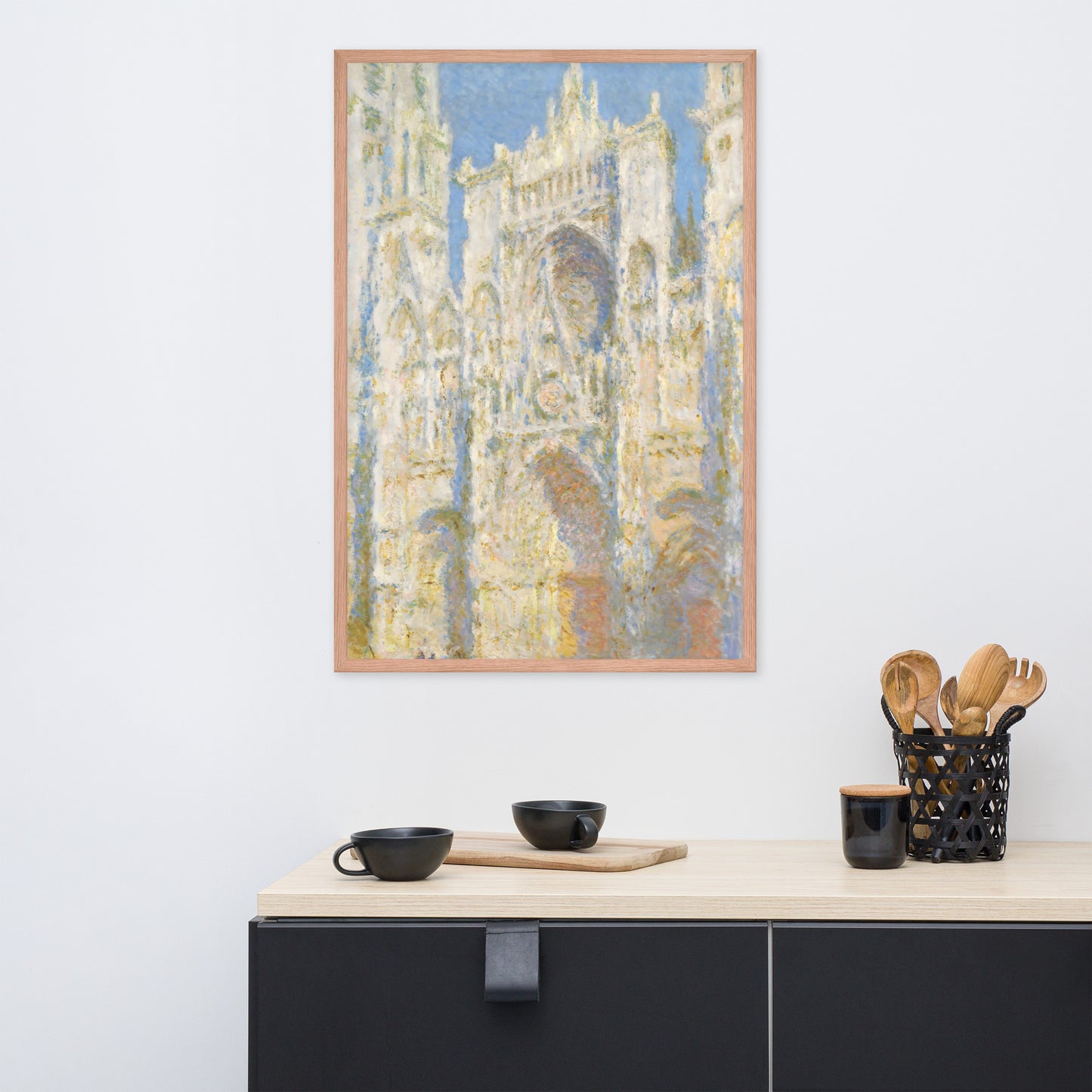 Rouen Cathedral; The Portal (Sunlight) by Claude Monet