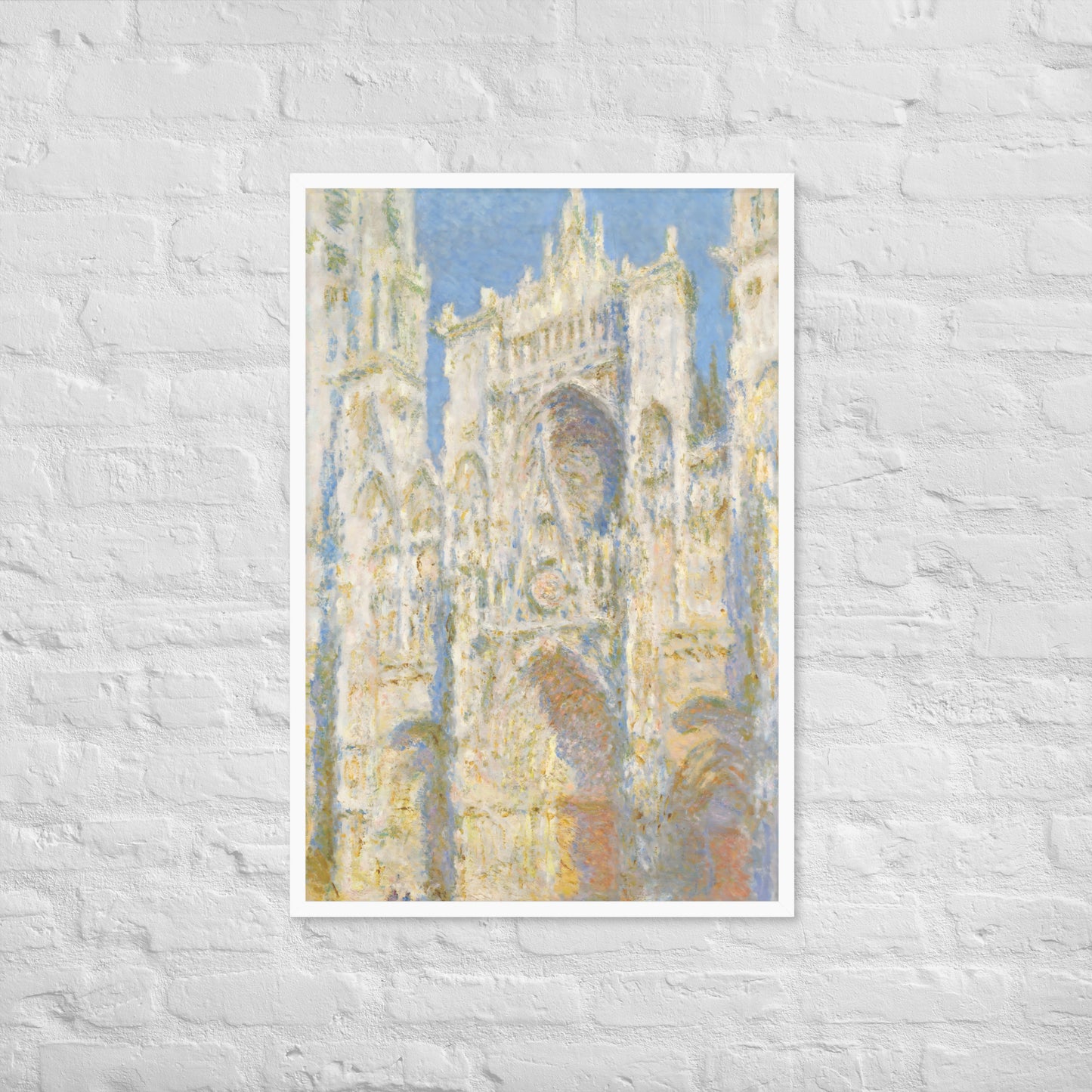 Rouen Cathedral; The Portal (Sunlight) by Claude Monet