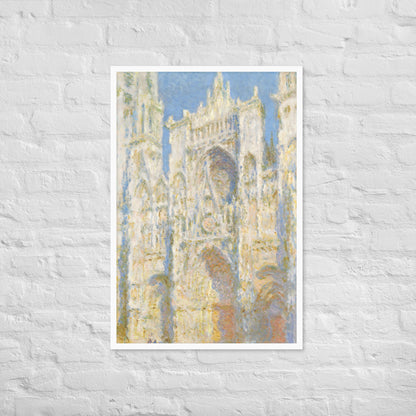Rouen Cathedral; The Portal (Sunlight) by Claude Monet