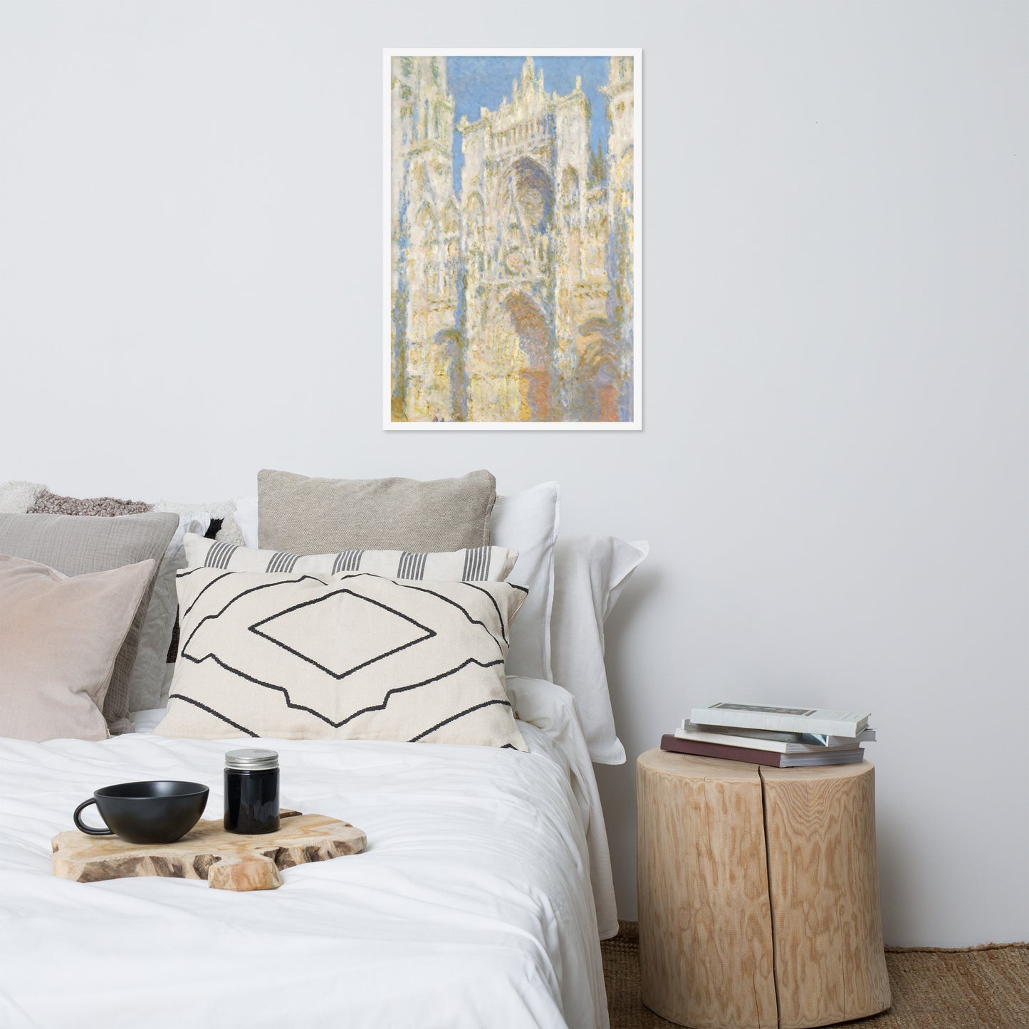 Rouen Cathedral; The Portal (Sunlight) by Claude Monet