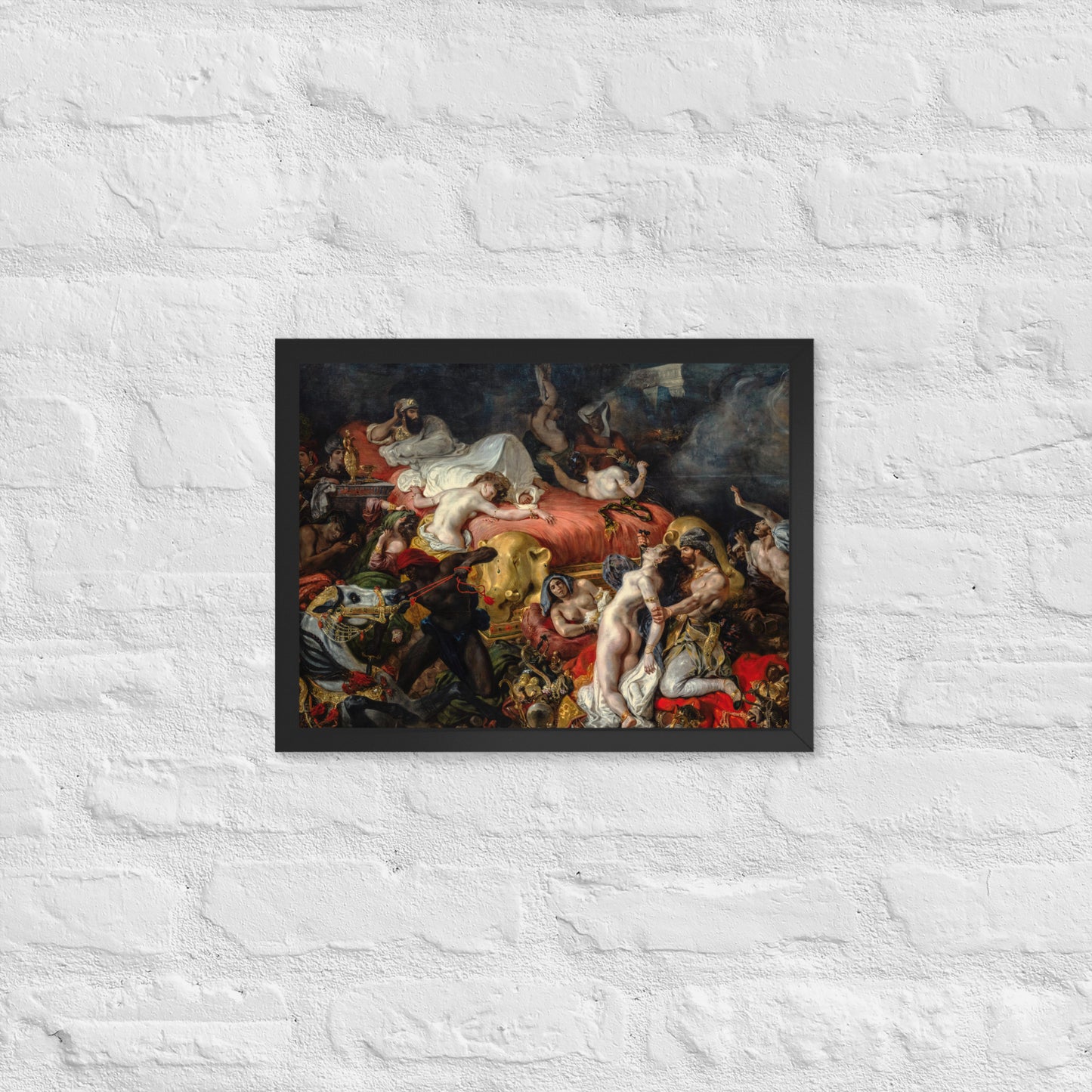 The Death of Sardanapalus by Eugène Delacroix
