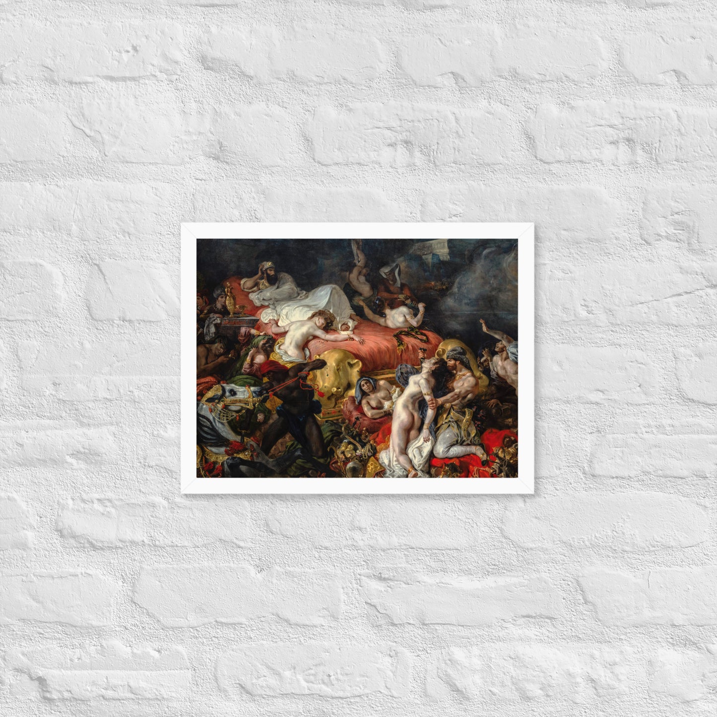 The Death of Sardanapalus by Eugène Delacroix