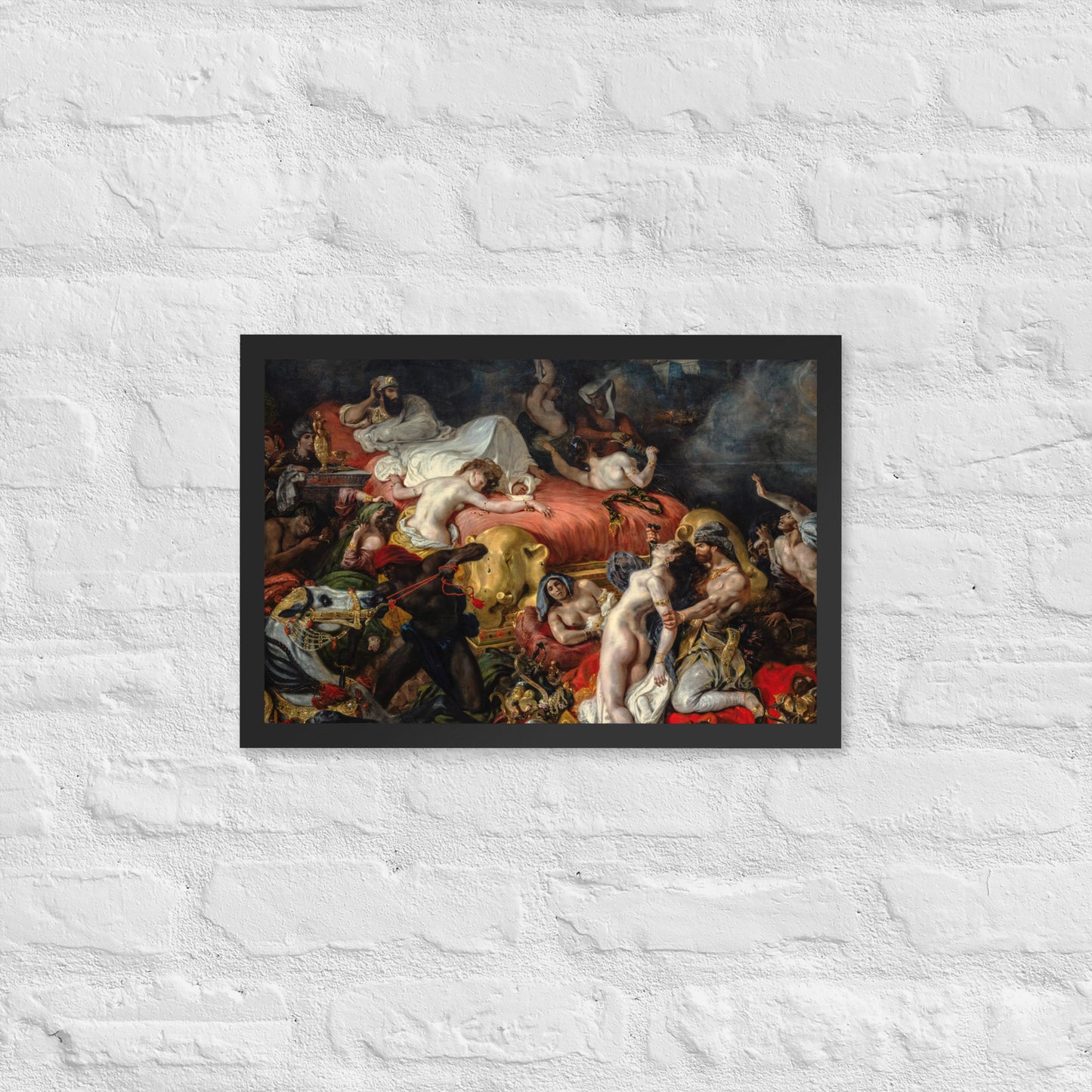 The Death of Sardanapalus by Eugène Delacroix