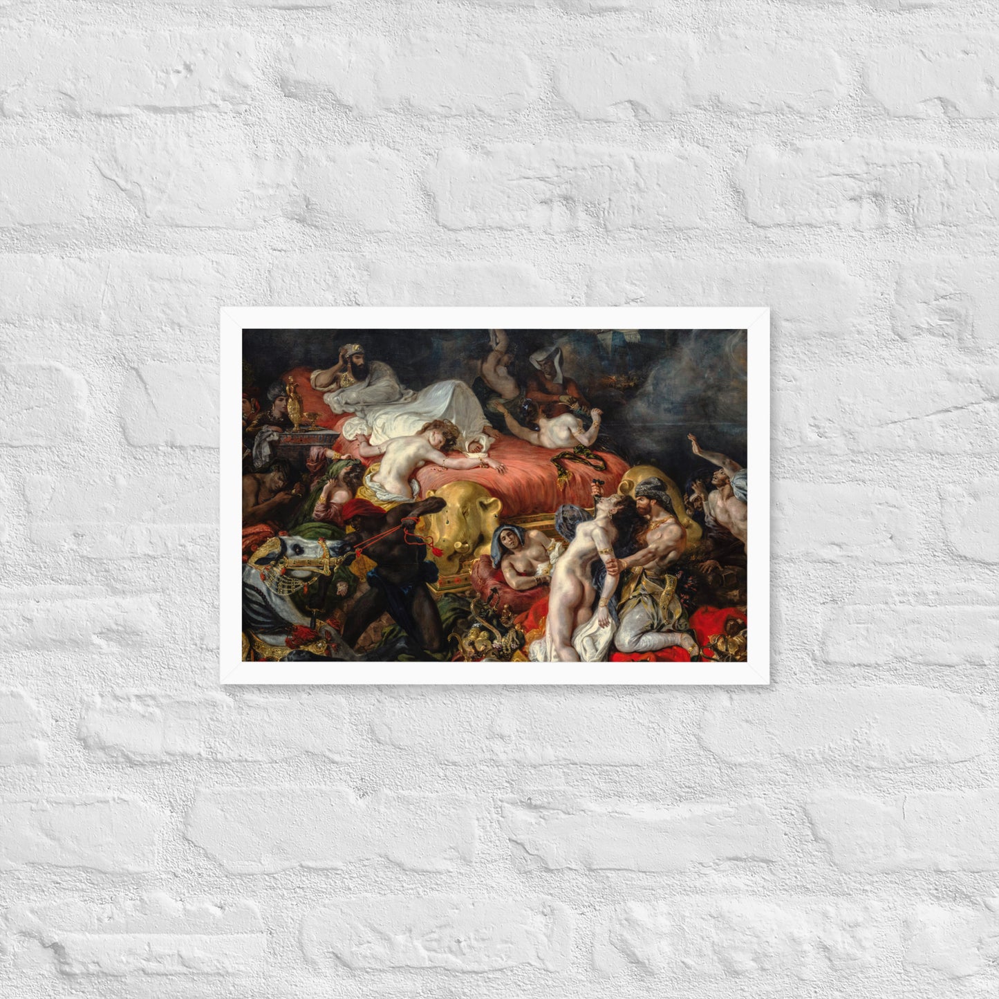The Death of Sardanapalus by Eugène Delacroix