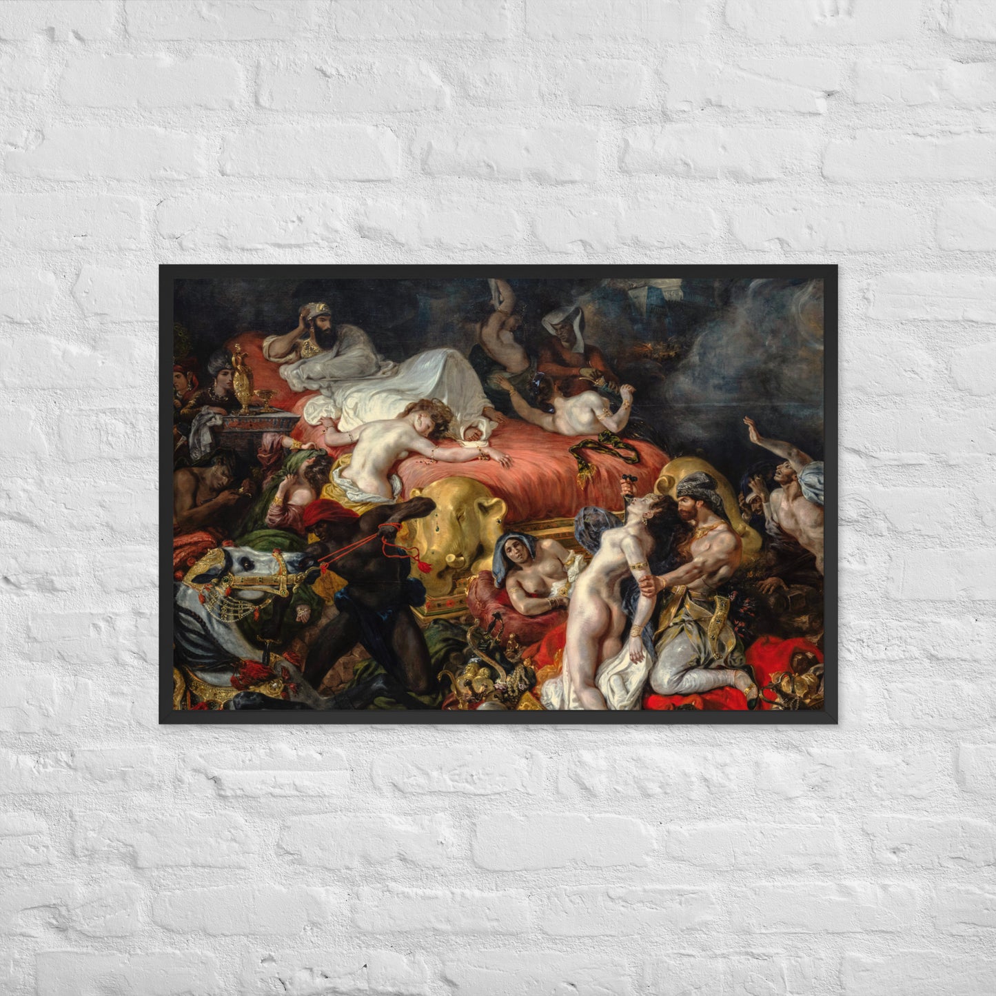 The Death of Sardanapalus by Eugène Delacroix