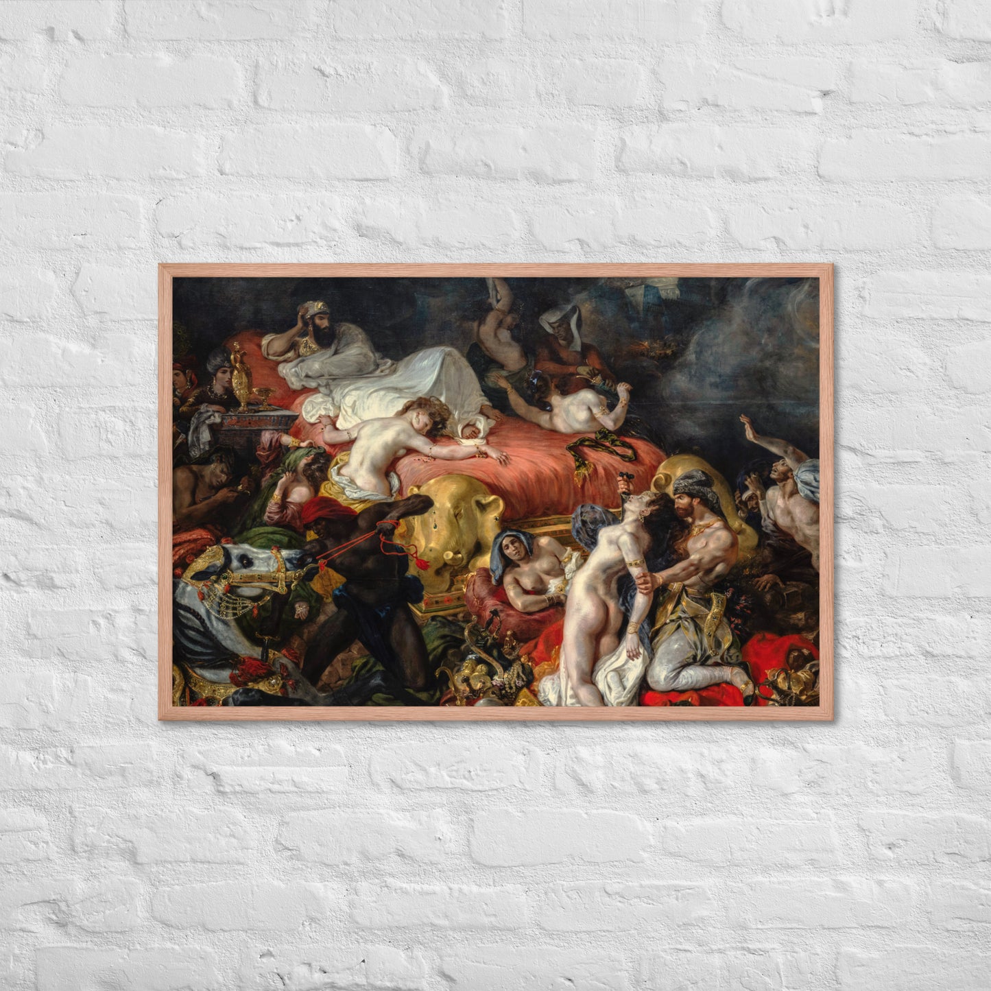 The Death of Sardanapalus by Eugène Delacroix