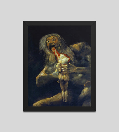 Saturn Devouring his Son by Francisco Goya