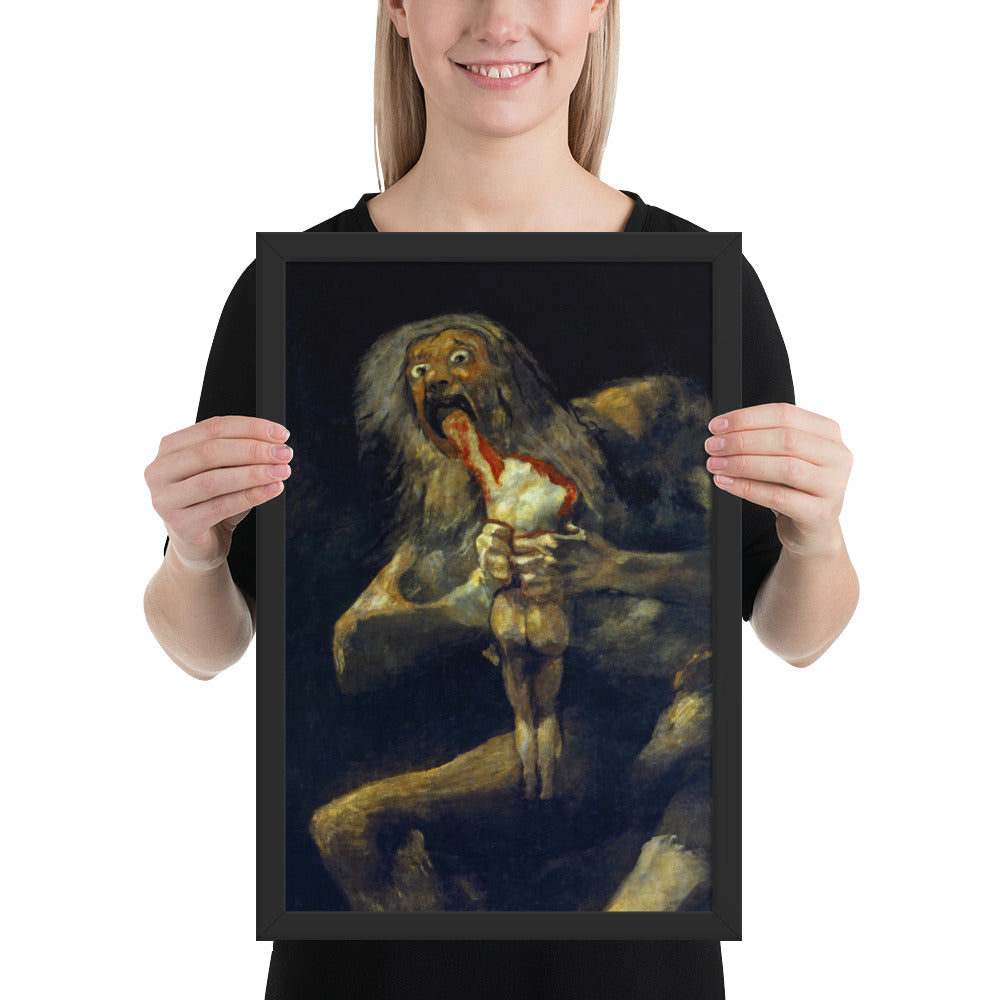 Saturn Devouring his Son by Francisco Goya