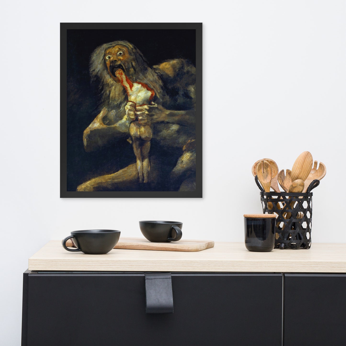 Saturn Devouring his Son by Francisco Goya