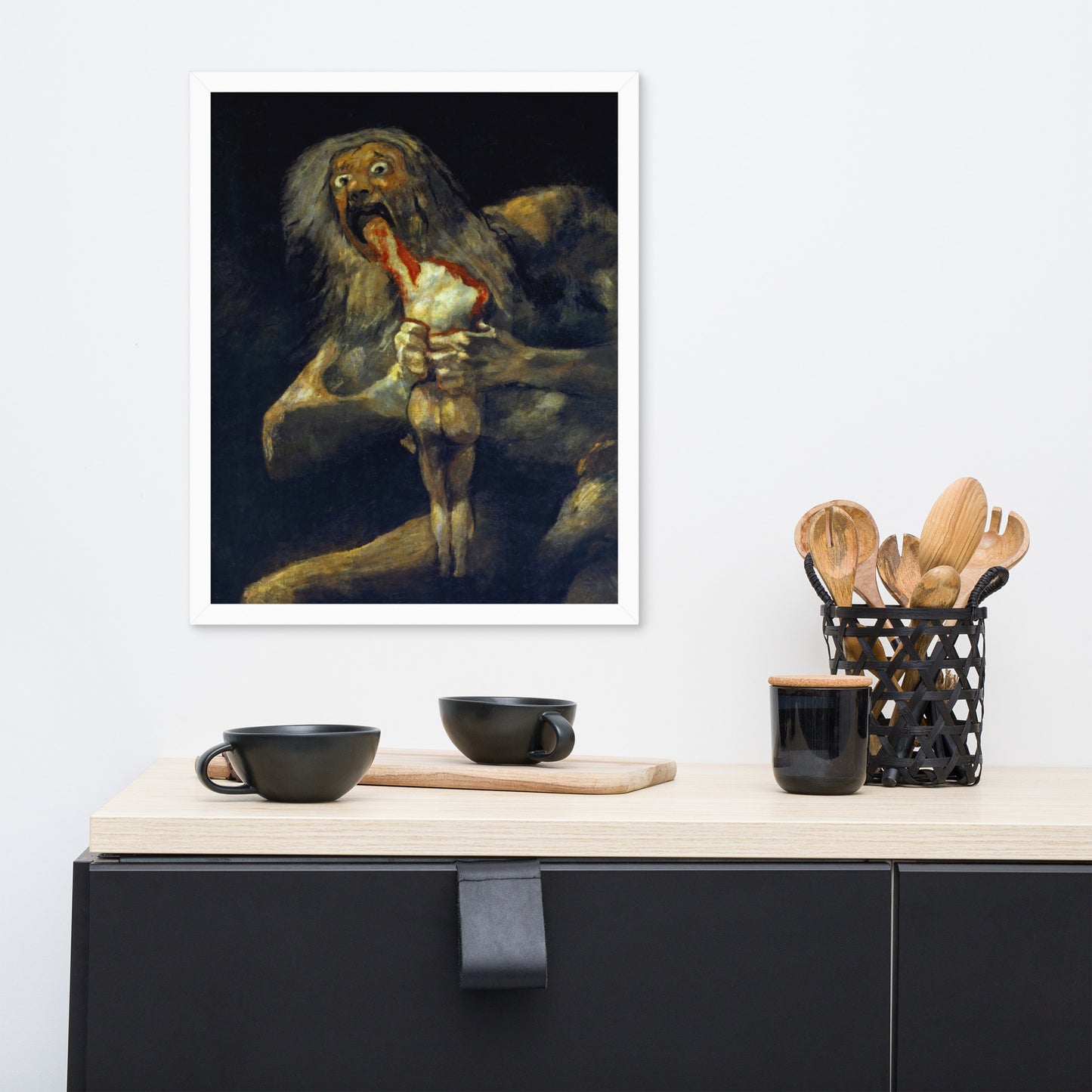 Saturn Devouring his Son by Francisco Goya