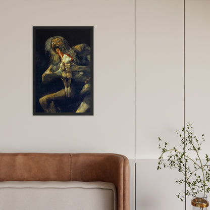 Saturn Devouring his Son by Francisco Goya