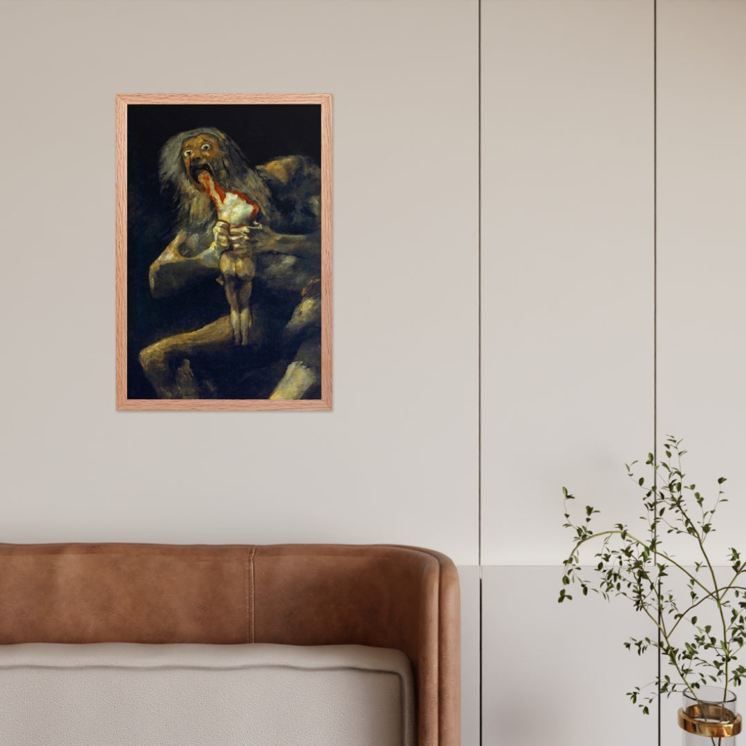 Saturn Devouring his Son by Francisco Goya