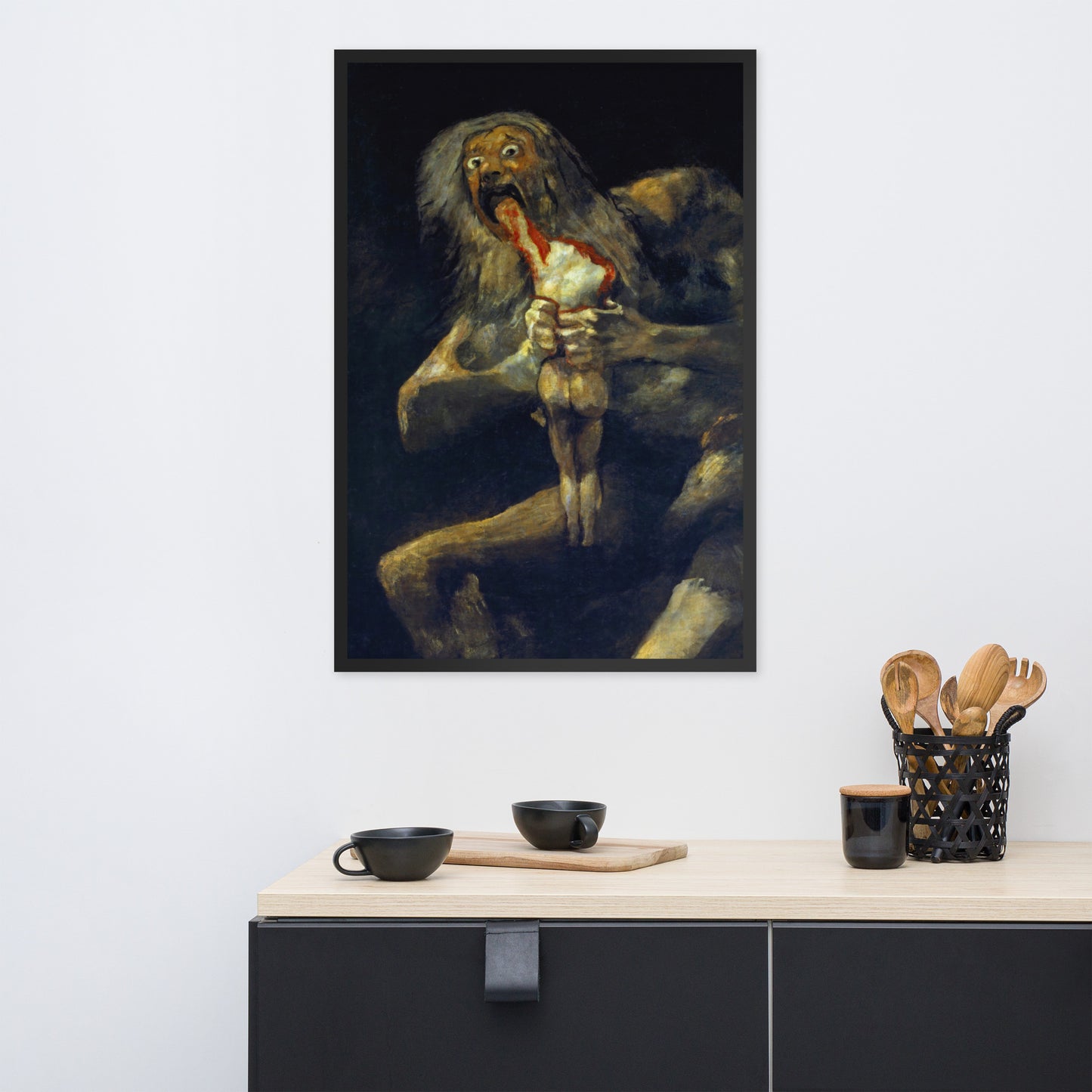 Saturn Devouring his Son by Francisco Goya