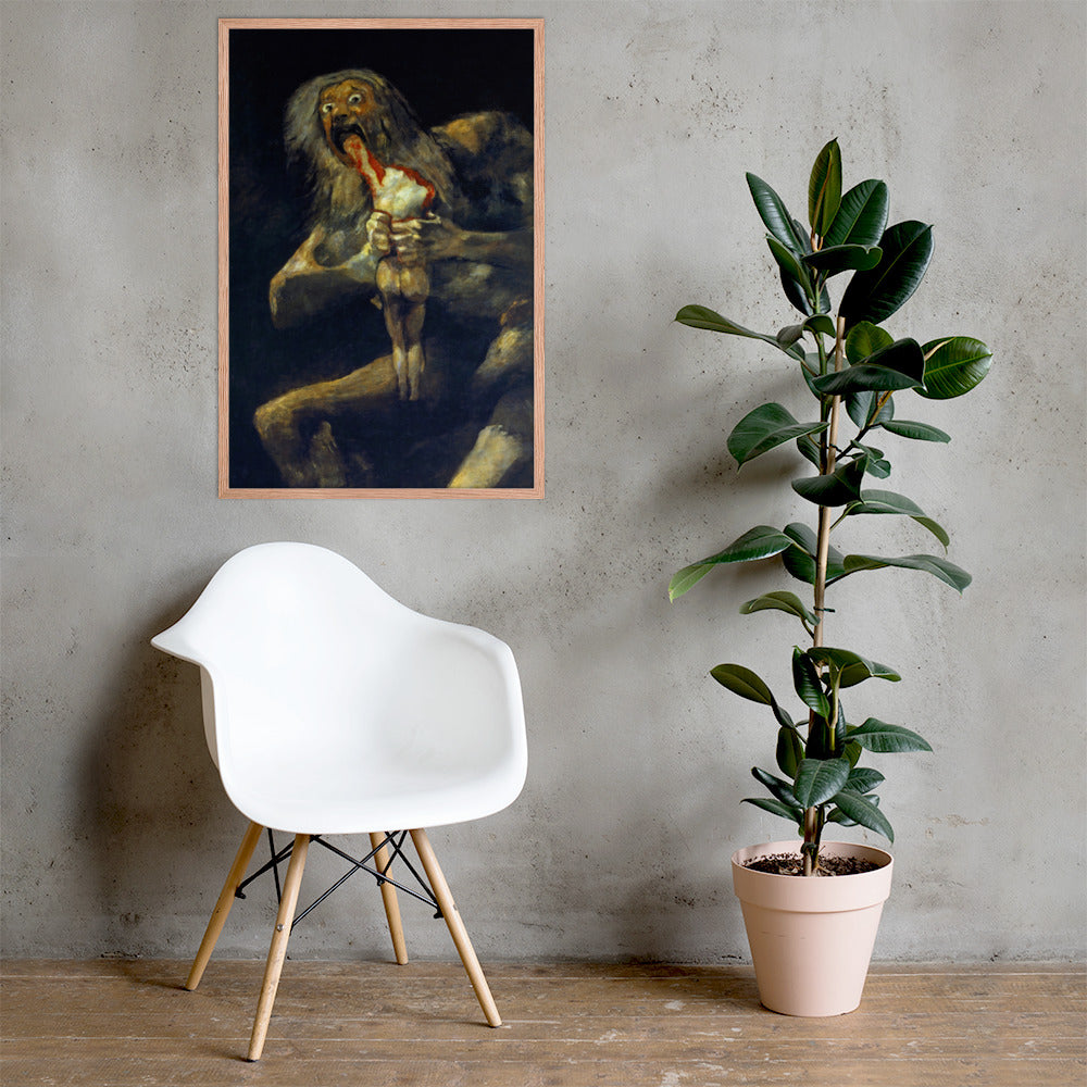Saturn Devouring his Son by Francisco Goya