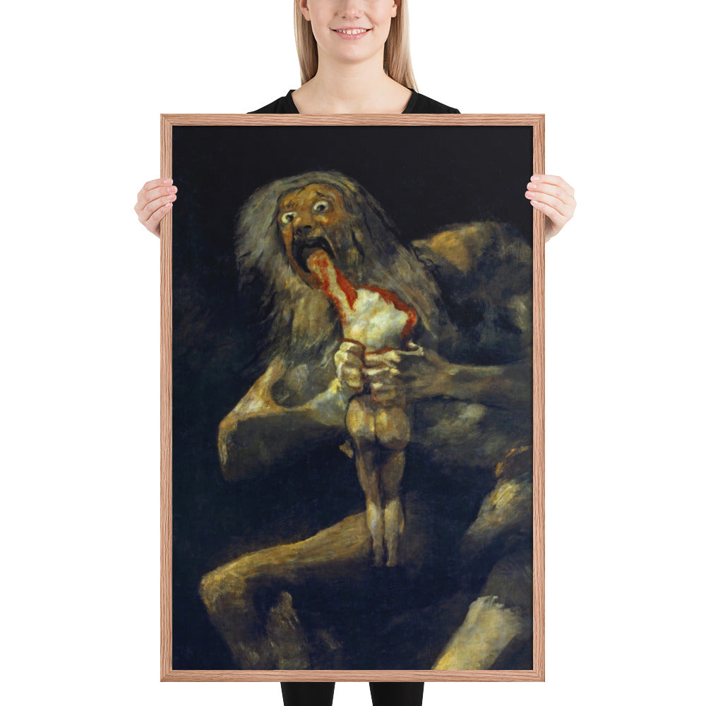 Saturn Devouring his Son by Francisco Goya