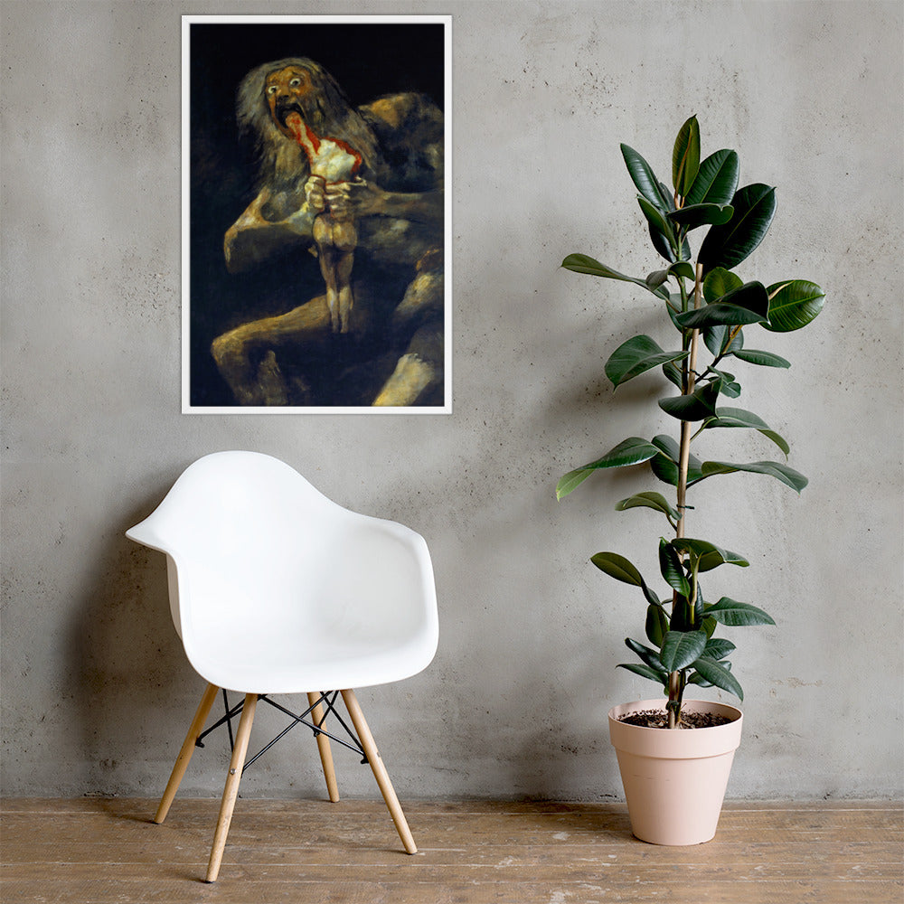 Saturn Devouring his Son by Francisco Goya