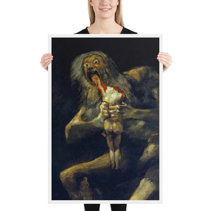 Saturn Devouring his Son by Francisco Goya