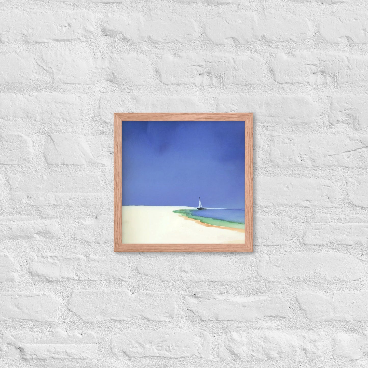 Serene Sands - Watercolor Landscape