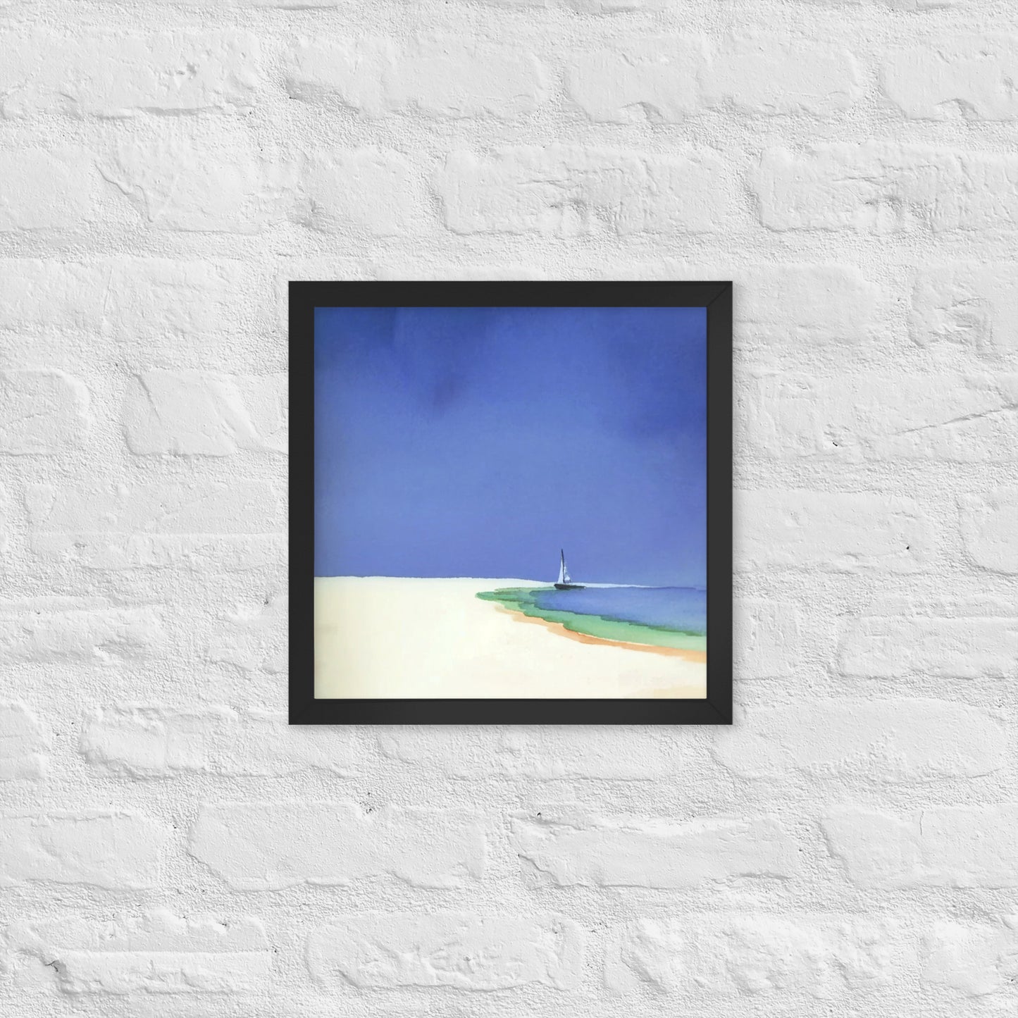 Serene Sands - Watercolor Landscape