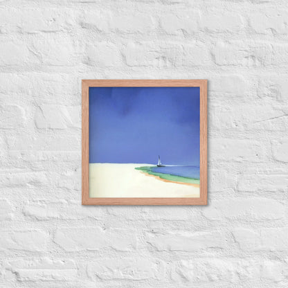 Serene Sands - Watercolor Landscape