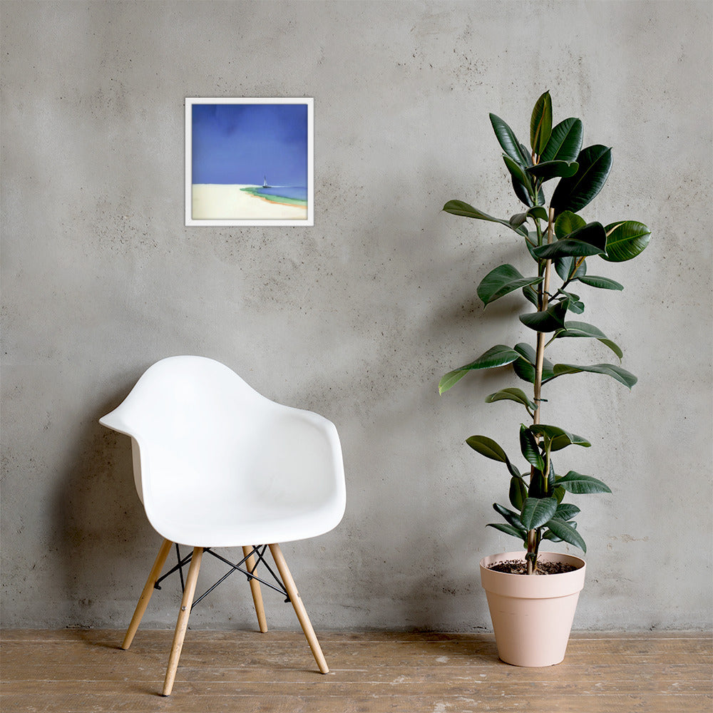 Serene Sands - Watercolor Landscape