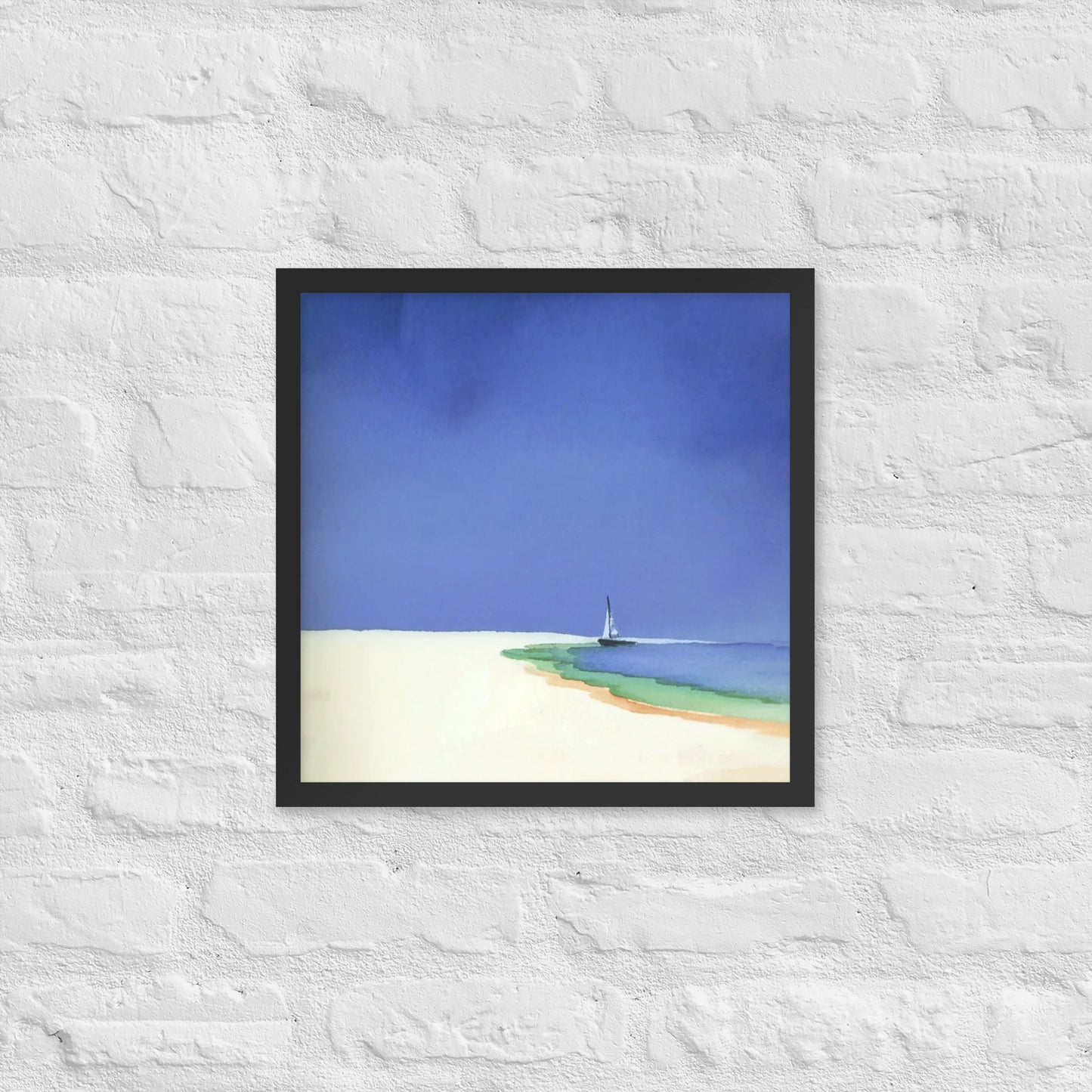 Serene Sands - Watercolor Landscape