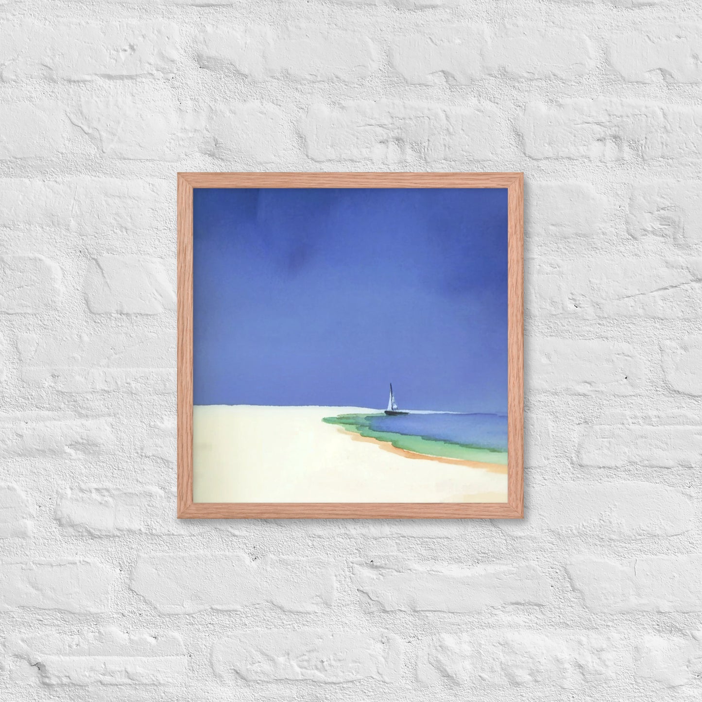 Serene Sands - Watercolor Landscape