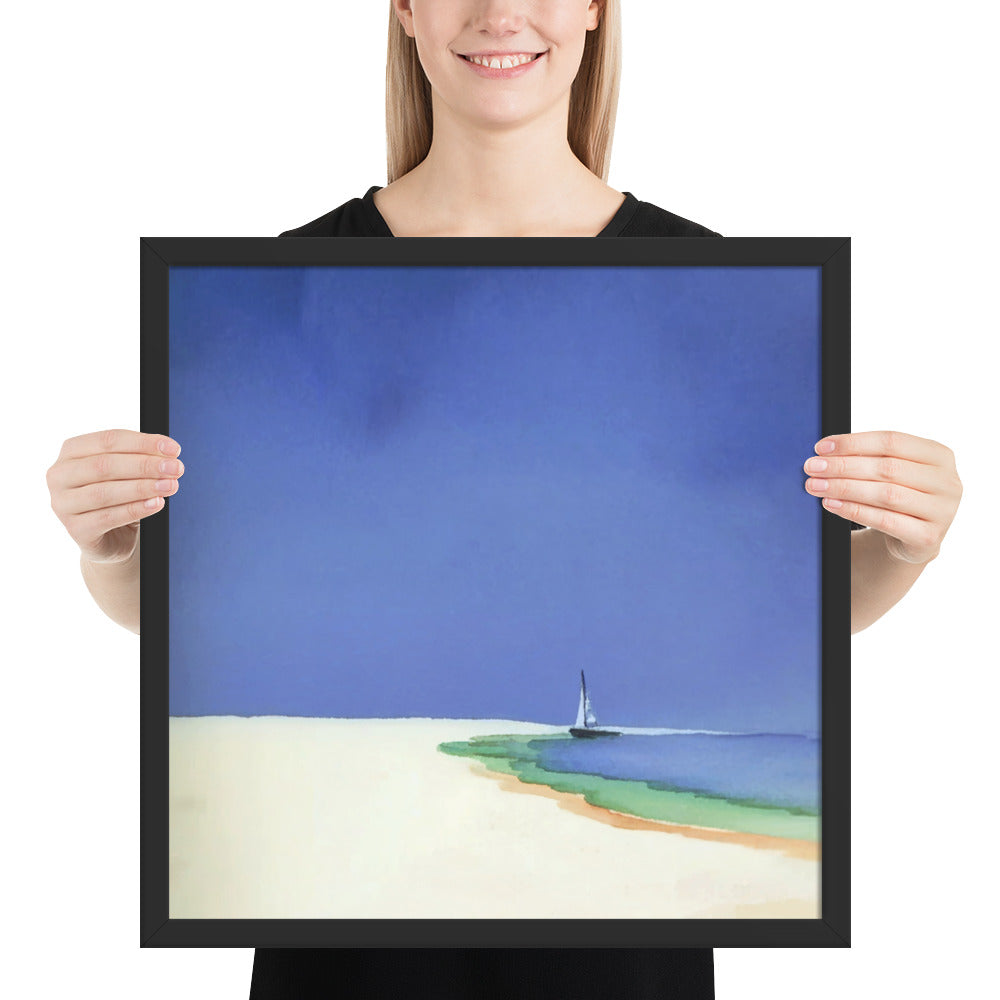 Serene Sands - Watercolor Landscape