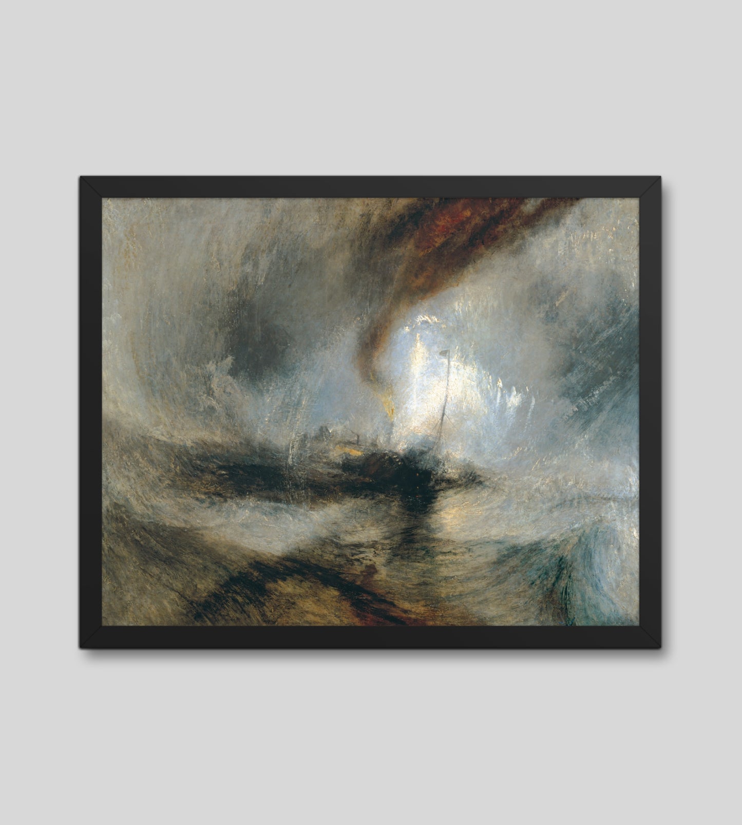 Snow Storm - Steam Boat off a Harbour's Mouth by J. M. W. Turner