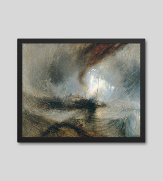Snow Storm - Steam Boat off a Harbour's Mouth by J. M. W. Turner