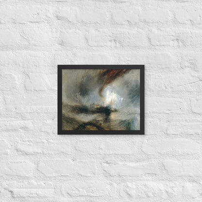 Snow Storm - Steam Boat off a Harbour's Mouth by J. M. W. Turner