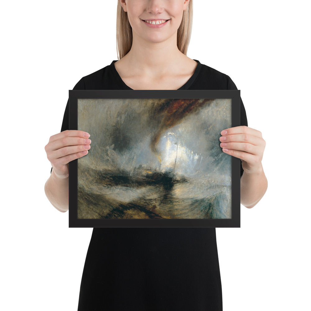 Snow Storm - Steam Boat off a Harbour's Mouth by J. M. W. Turner