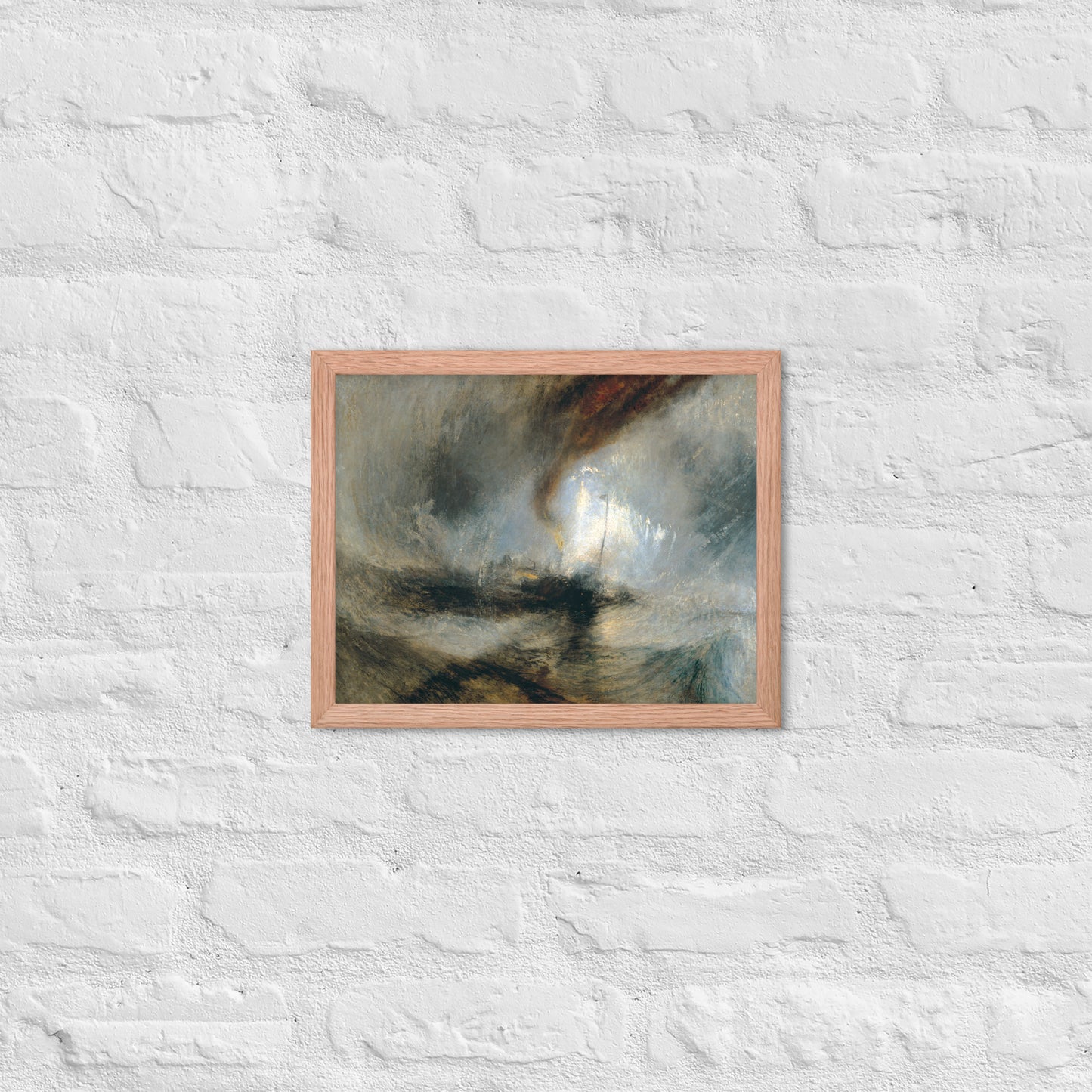 Snow Storm - Steam Boat off a Harbour's Mouth by J. M. W. Turner