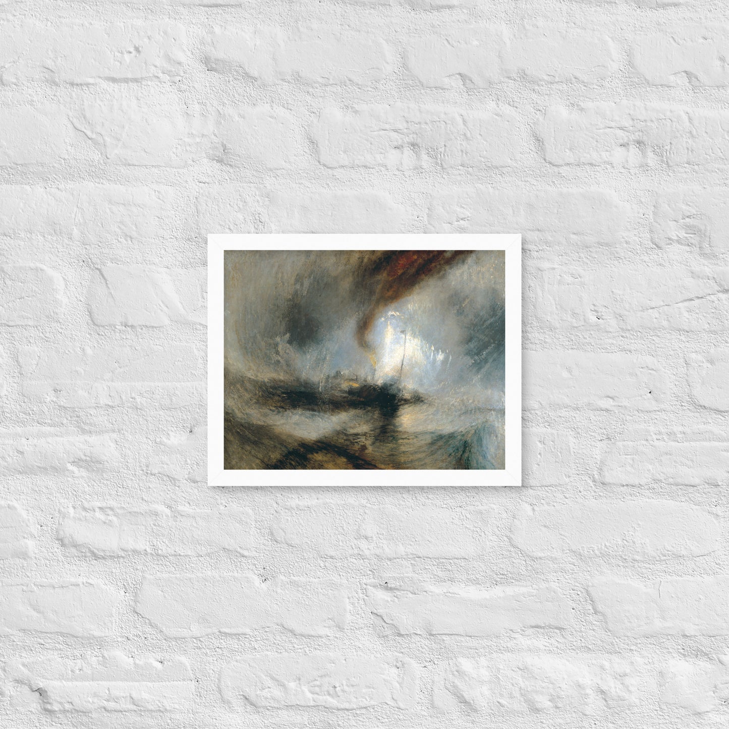 Snow Storm - Steam Boat off a Harbour's Mouth by J. M. W. Turner