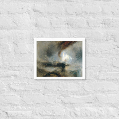 Snow Storm - Steam Boat off a Harbour's Mouth by J. M. W. Turner