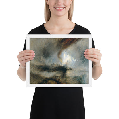 Snow Storm - Steam Boat off a Harbour's Mouth by J. M. W. Turner