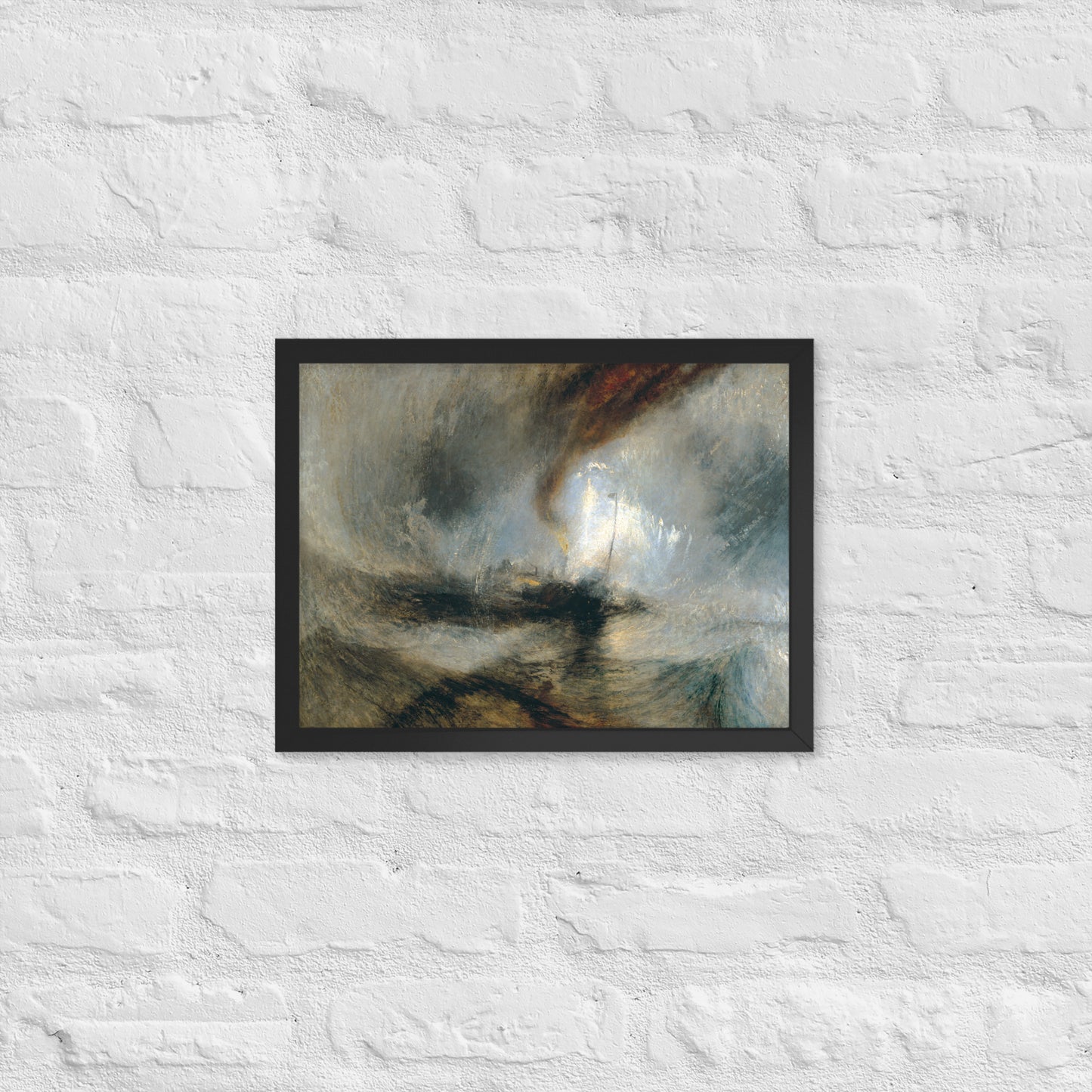 Snow Storm - Steam Boat off a Harbour's Mouth by J. M. W. Turner