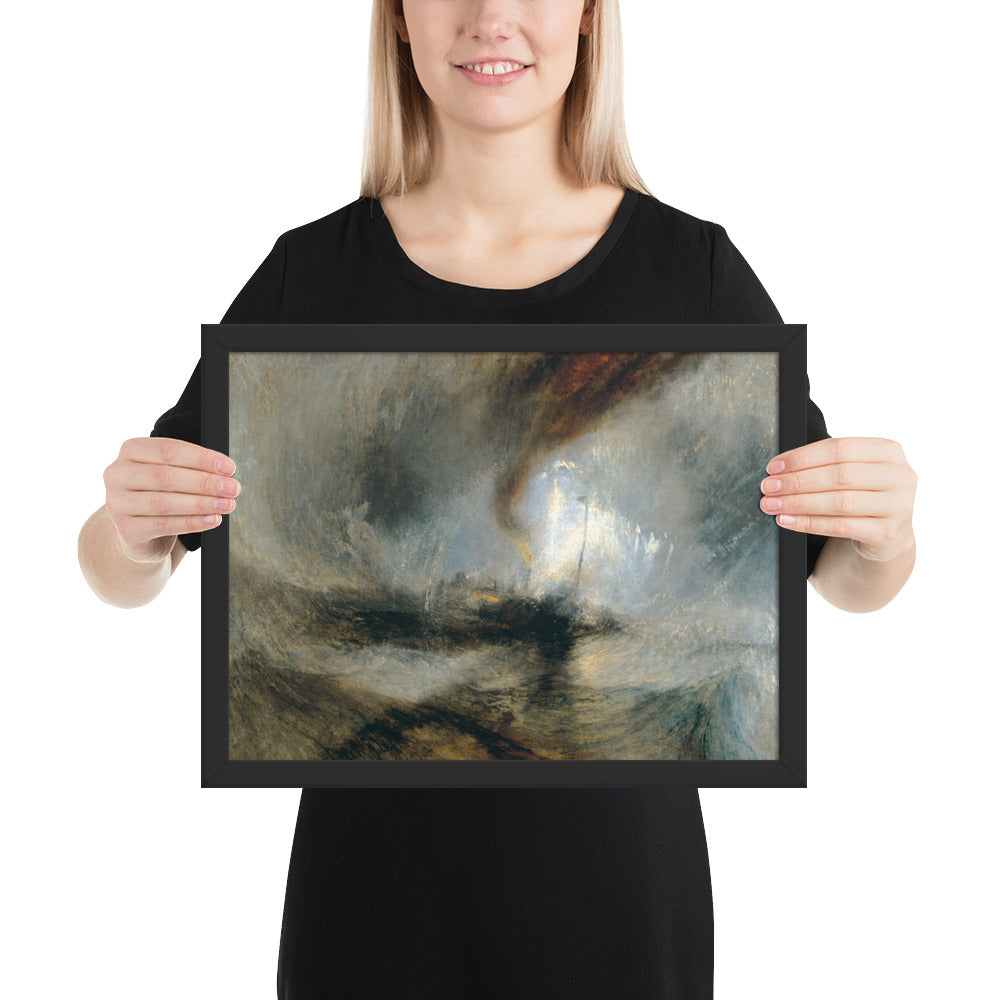Snow Storm - Steam Boat off a Harbour's Mouth by J. M. W. Turner