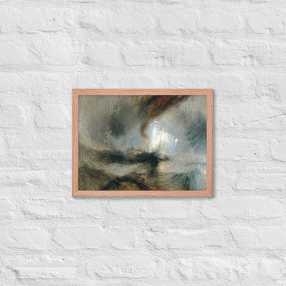 Snow Storm - Steam Boat off a Harbour's Mouth by J. M. W. Turner