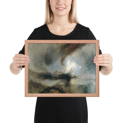 Snow Storm - Steam Boat off a Harbour's Mouth by J. M. W. Turner