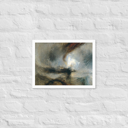 Snow Storm - Steam Boat off a Harbour's Mouth by J. M. W. Turner