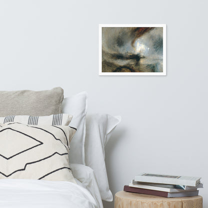 Snow Storm - Steam Boat off a Harbour's Mouth by J. M. W. Turner