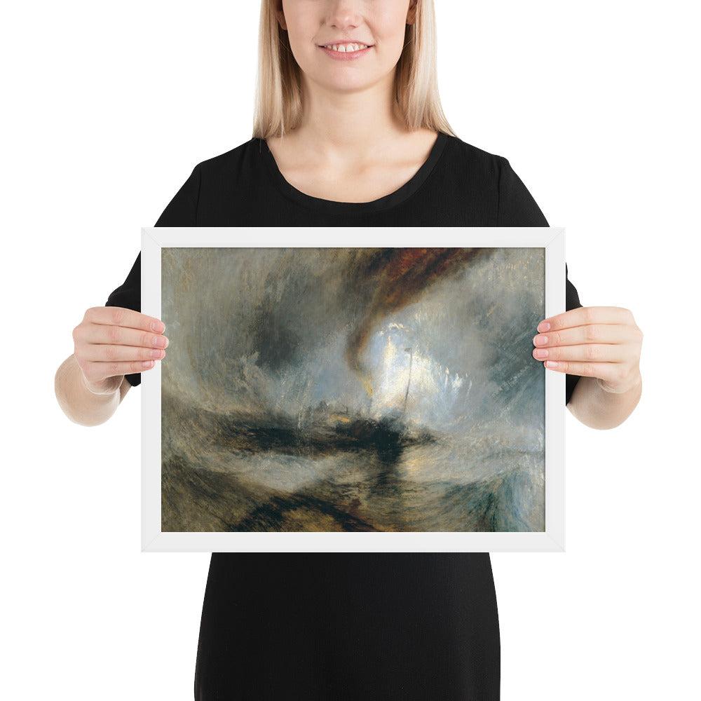 Snow Storm - Steam Boat off a Harbour's Mouth by J. M. W. Turner